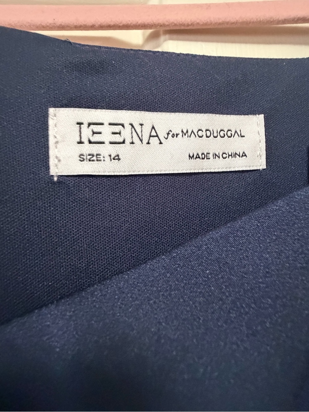 Mac Duggal Navy Bell-Sleeve Evening Gown - NWT! - Picture 6 of 7